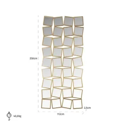 Richmond Interiors Spiegel Badia goud Goud
