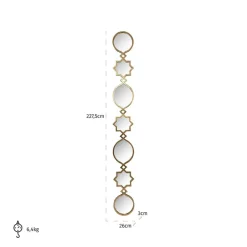 Richmond Interiors Spiegel Babice goud Goud