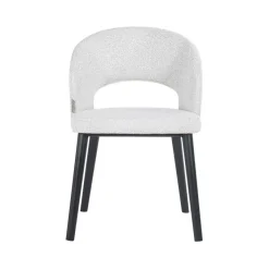 Richmond Interiors Stoel Savoy white bouclé - Showroommodel