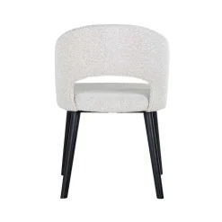 Richmond Interiors Stoel Savoy white bouclé - Showroommodel