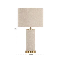 Richmond Interiors Tafellamp Joline Beige