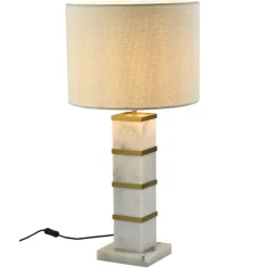 Richmond Interiors Tafellamp Celinae white including lampshade