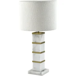 Richmond Interiors Tafellamp Celinae white including lampshade