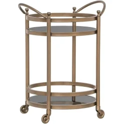 Richmond Interiors Trolley Hendricks brass Brushed Goud