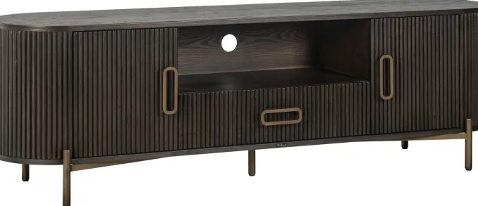 Richmond Interiors TV-dressoir Luxor 2-deuren 1-lade (Brown)