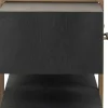 Richmond Interiors TV-dressoir Cambon 3-laden (Dark coffee)