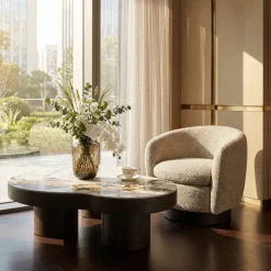 Richmond Interiors Vaas Elora bruin groot