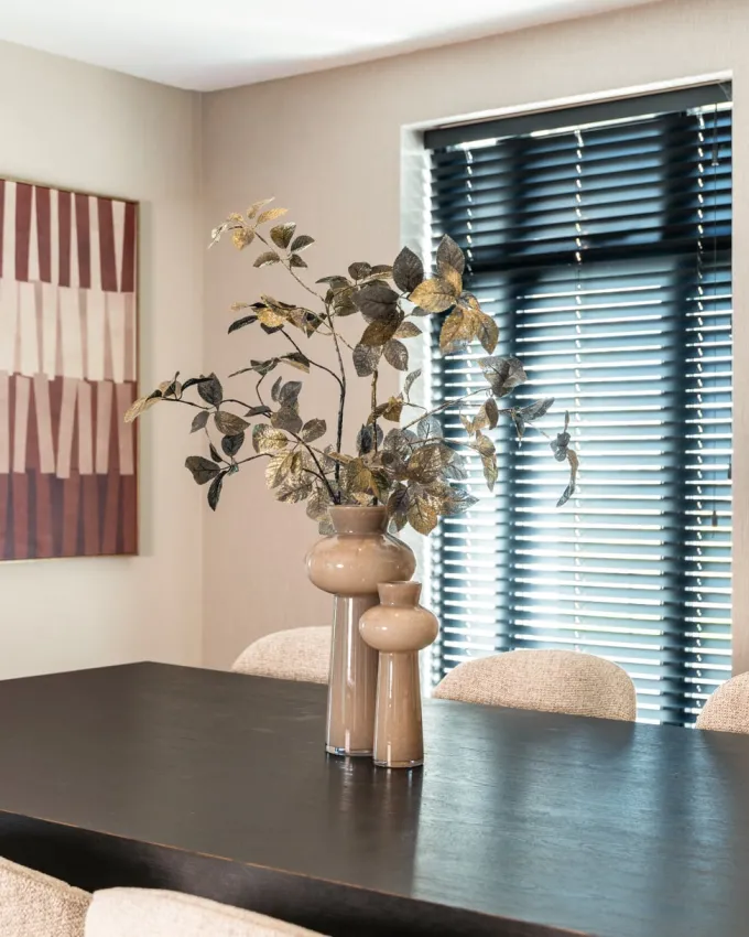 Richmond Interiors Vaas Lunor taupe groot