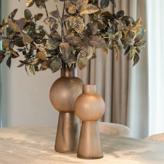 Richmond Interiors Vaas Ora bruin groot