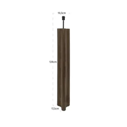 Richmond Interiors Vloerlamp Jamy walnoot