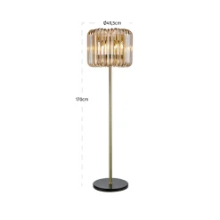 Richmond Interiors Vloerlamp Channa bronze
