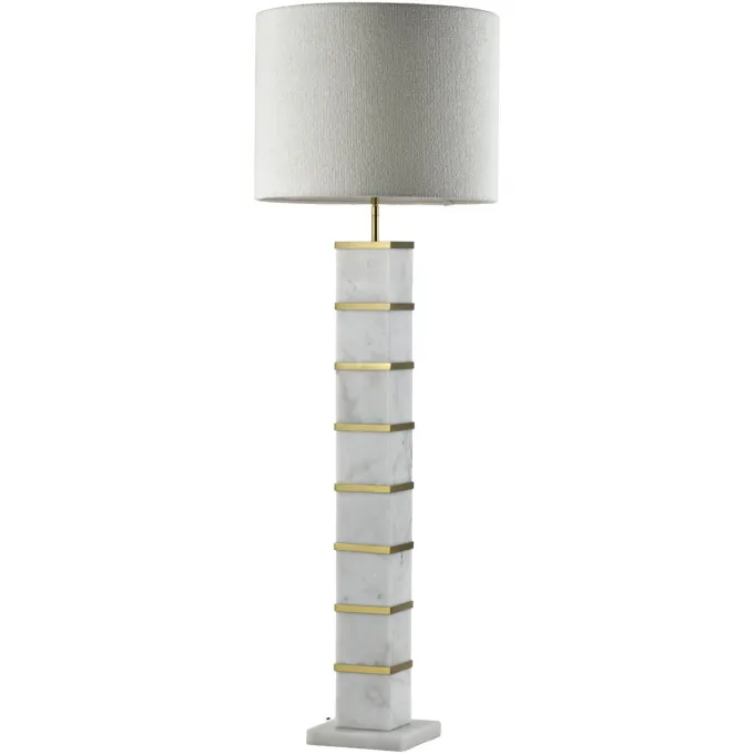 Richmond Interiors Vloerlamp Celinae white including lampshade