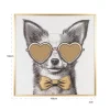 Richmond Interiors Wall art Bodhy zwart / goud