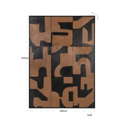 Richmond Interiors Wall art Cascade brown