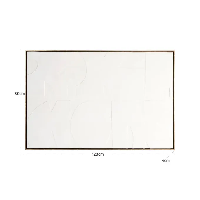 Richmond Interiors Wall art Decadence white
