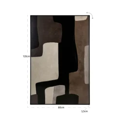 Richmond Interiors Wall art Mirage brown right