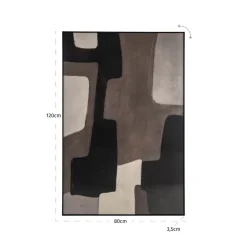 Richmond Interiors Wall art Mirage brown left
