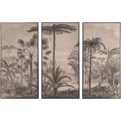 Richmond Interiors Wall art Rhapsody brown (Set van 3)