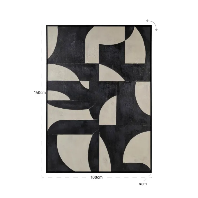 Richmond Interiors Wall art Splendor black