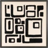 Richmond Interiors Wall art Shanita Zwart / Wit