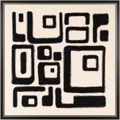 Richmond Interiors Wall art Shanita Zwart / Wit