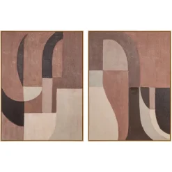 Richmond Interiors Wall art Tatu links bruin