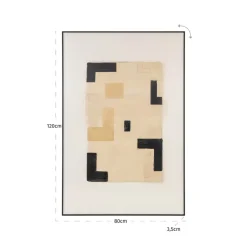 Richmond Interiors Wall art Vortex beige links