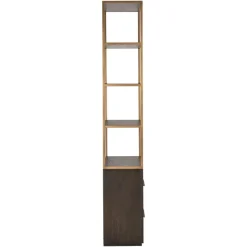 Richmond Interiors Wandkast Carter brown small 2-drawers