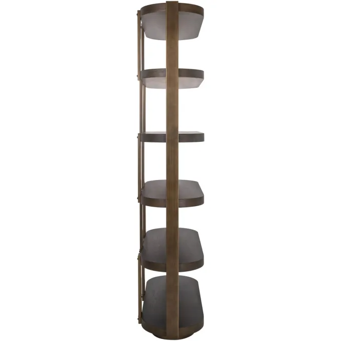 Richmond Interiors Wandkast Ellington bruin