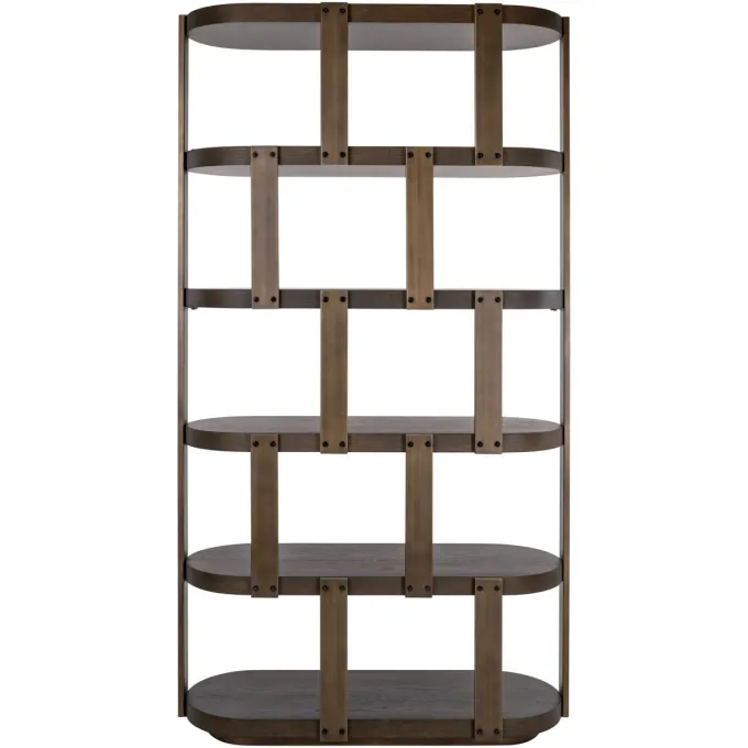 Richmond Interiors Wandkast Ellington bruin
