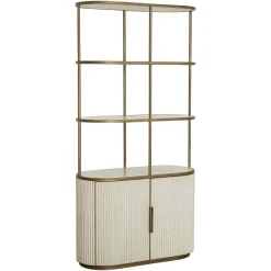 Richmond Interiors Wandkast Tivoli 2-deurs 3 open planken Wit