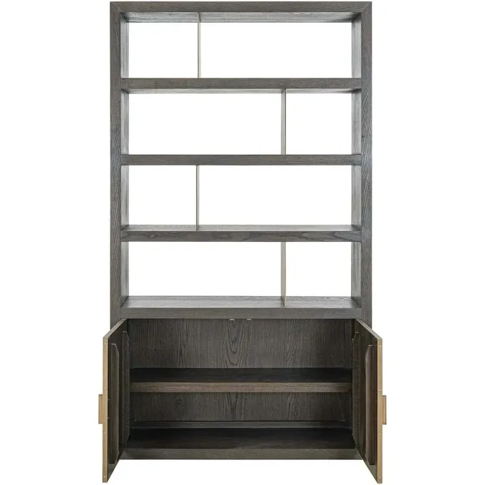 Richmond Interiors Wandkast Rivertree 3-planken 2-deurs Bruin