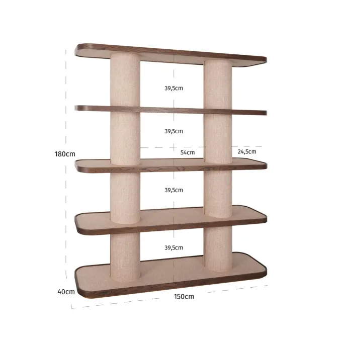 Richmond Interiors Wandkast Willox brown