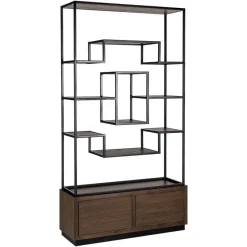 Richmond Interiors Wandkast Bonvoy Bruin 2-laden Bruin
