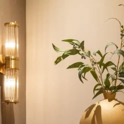 Richmond Interiors Wandlamp Lyan Brushed Goud