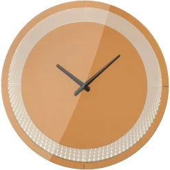 Richmond Interiors Wandlamp Julia bruin - Led Clock
