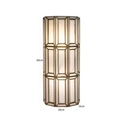 Richmond Interiors Wandlamp Opal antiek brons