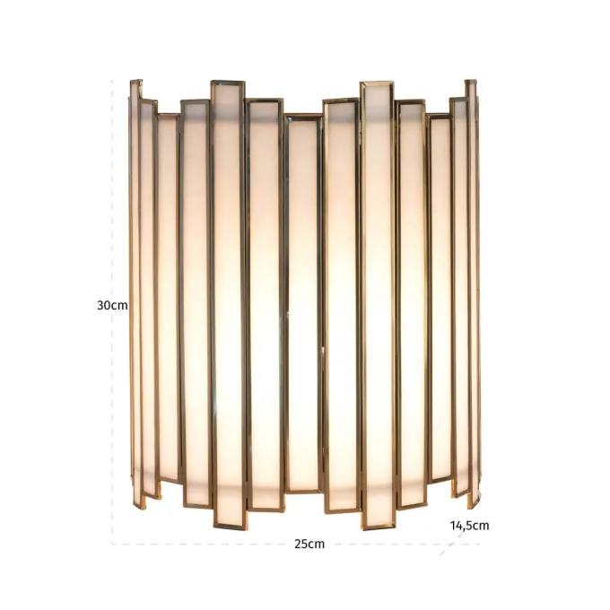 Richmond Interiors Wandlamp Lima antiek brons