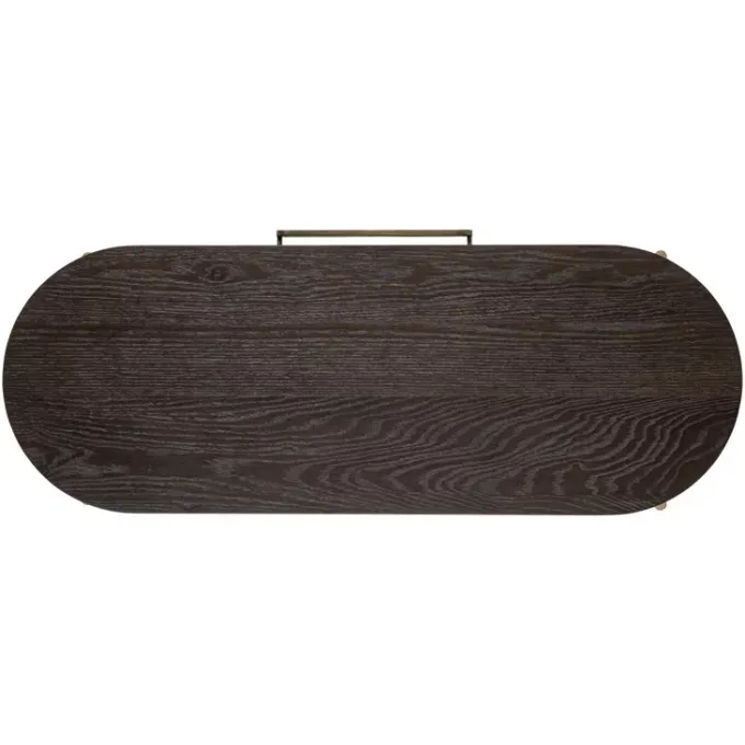 Richmond Interiors Wandtafel Luxor 1-lade bruin