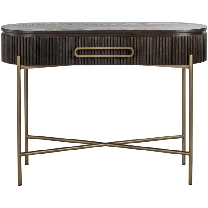 Richmond Interiors Wandtafel Luxor 1-lade bruin