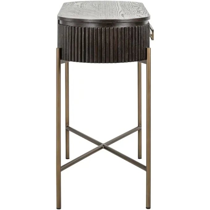 Richmond Interiors Wandtafel Luxor 1-lade bruin