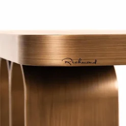 Richmond Interiors Wandtafel Locarno geborsteld Goud