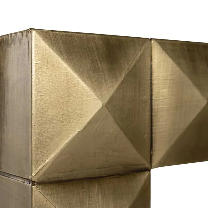 Richmond Interiors Wandtafel Collada (Brushed Gold)