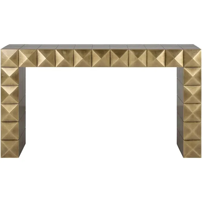 Richmond Interiors Wandtafel Collada (Brushed Gold)