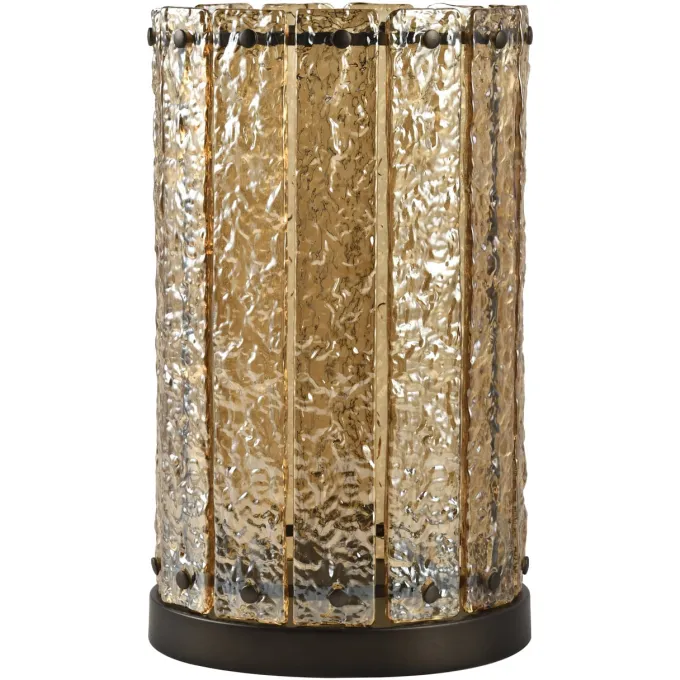 Richmond Interiors Windlicht Aura amber groot