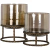 Richmond Interiors Windlicht Ropia goud klein