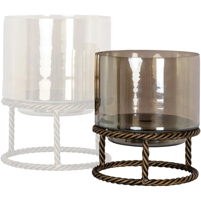Richmond Interiors Windlicht Ropia goud klein