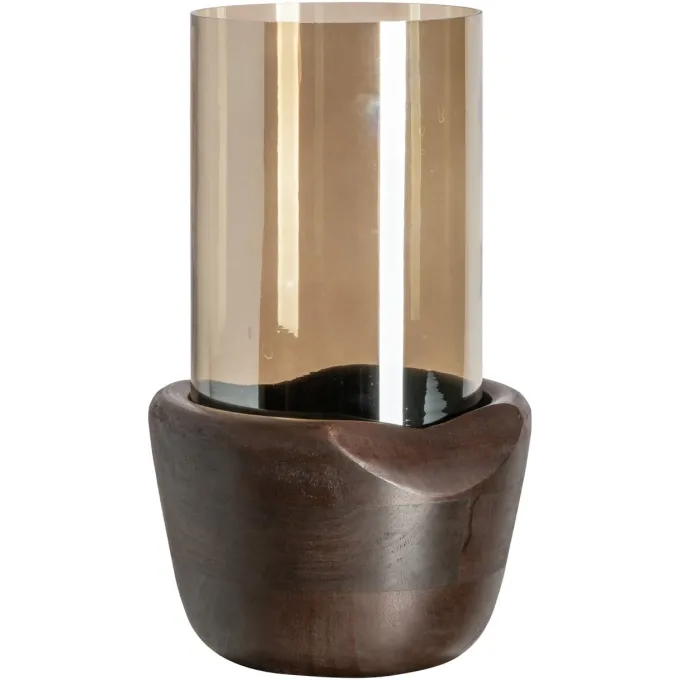 Richmond Interiors Windlicht Sloane walnoot groot