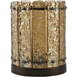 Richmond Interiors Windlicht Aura amber klein