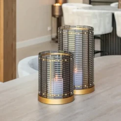 Richmond Interiors Windlicht Daylin klein Grijs